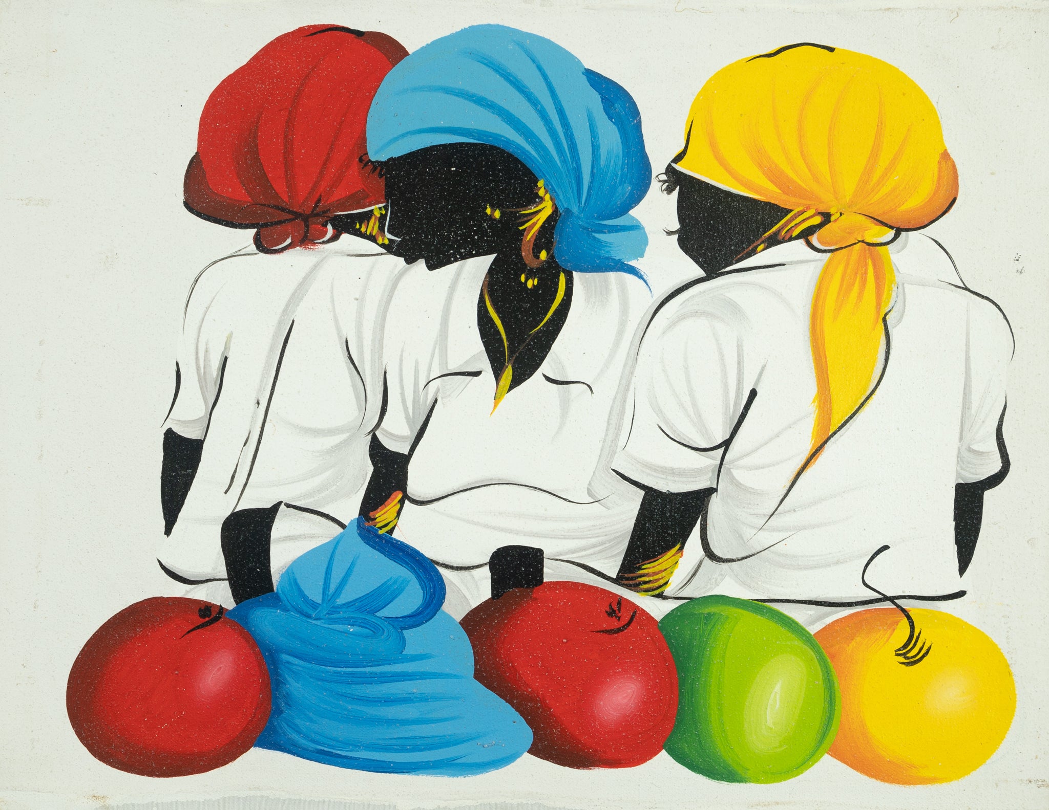 Haitian Painting Conversations in Color