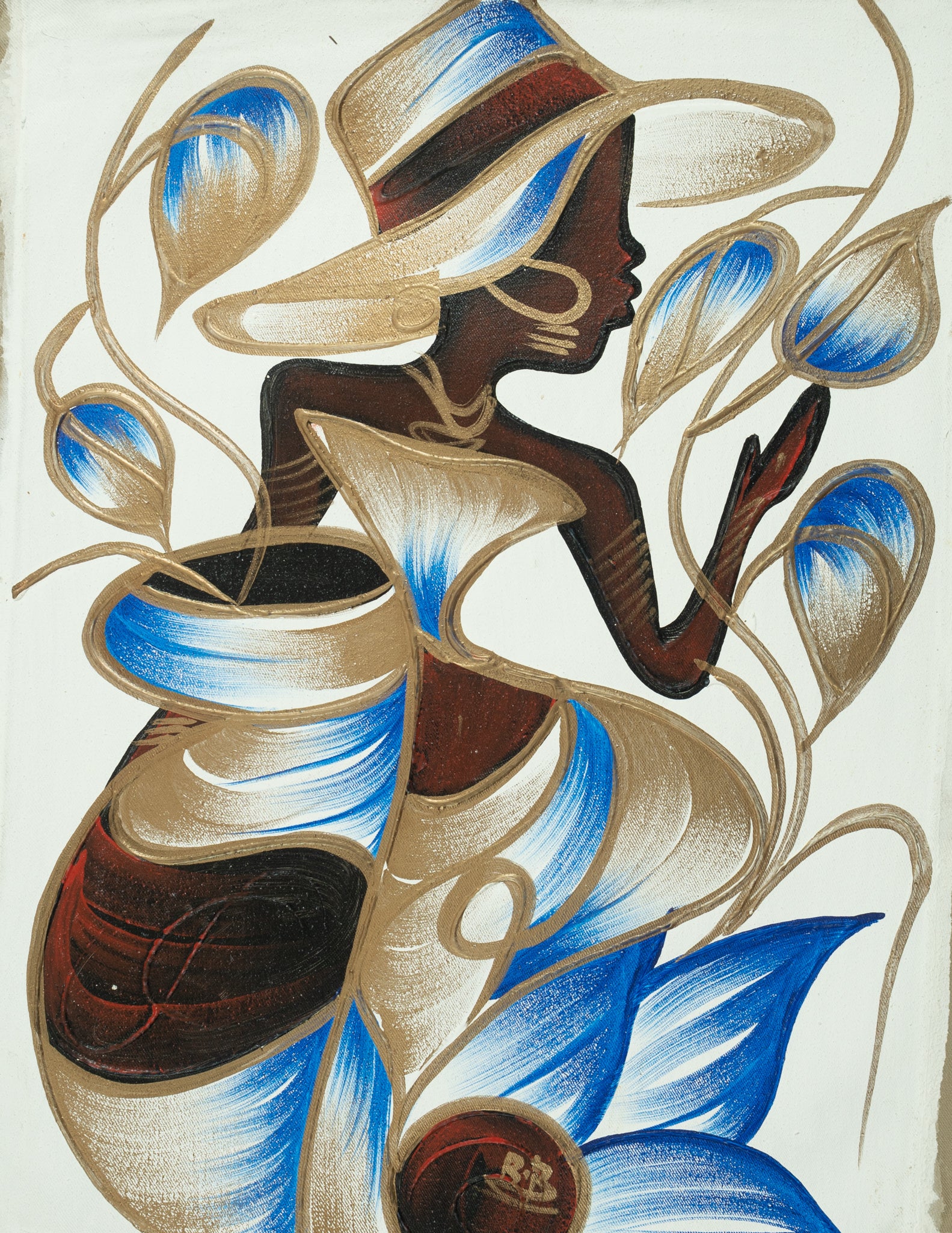 Haitian Painting Whispers of the Wind