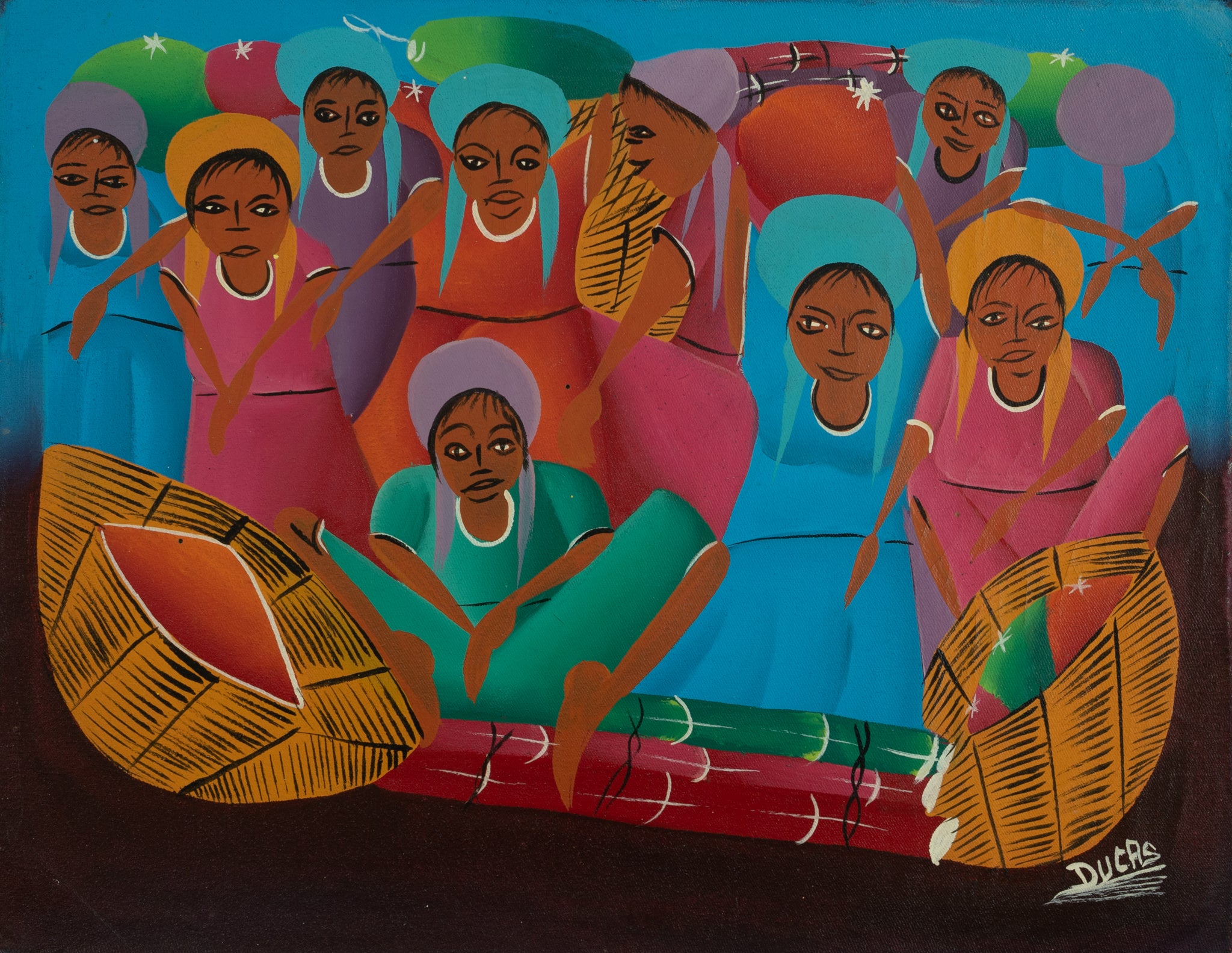 Haitian Painting Melodic Rhythms