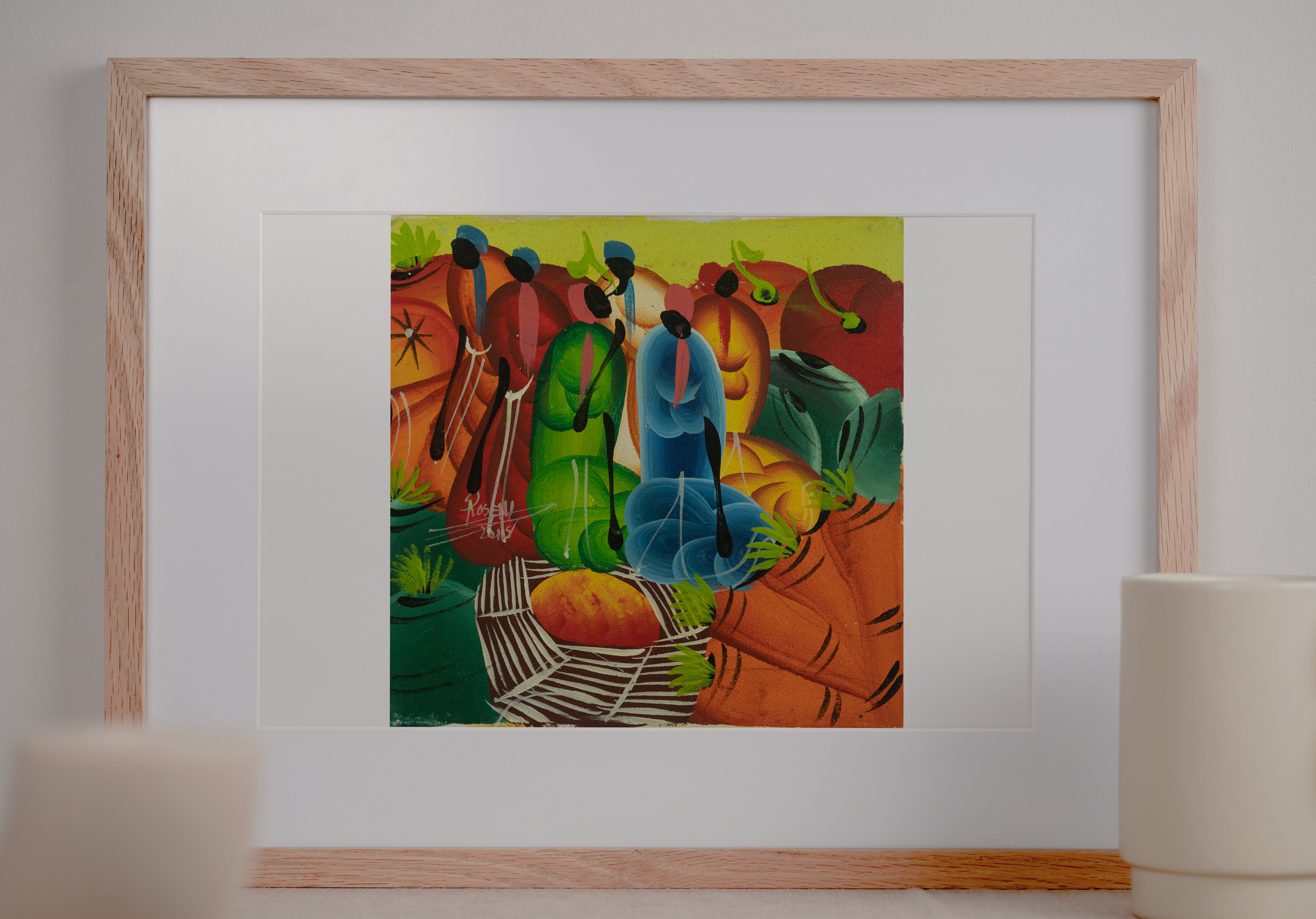 Haitian Painting Harvest Dance