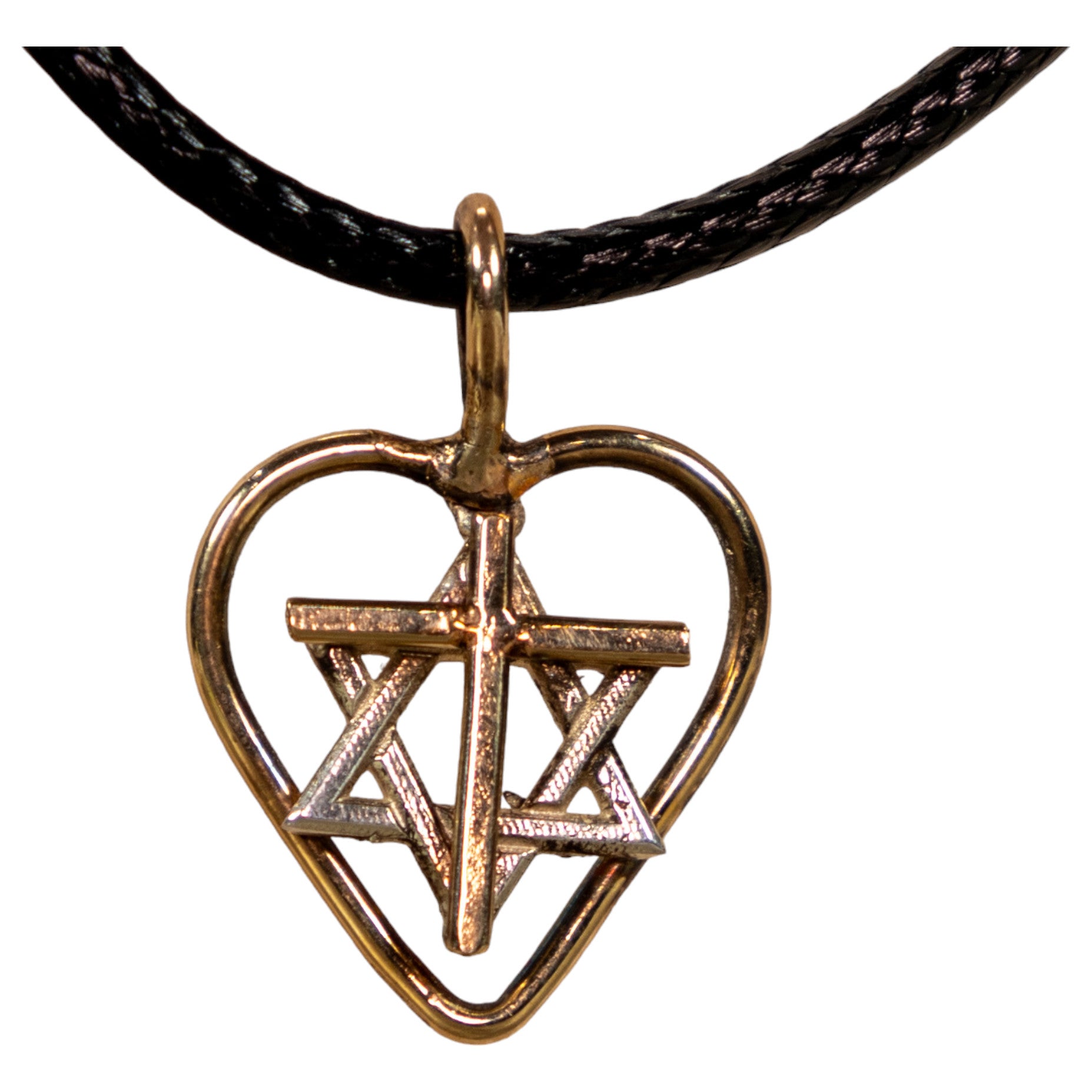 Two Faiths One Heart Sterling Silver Pendant