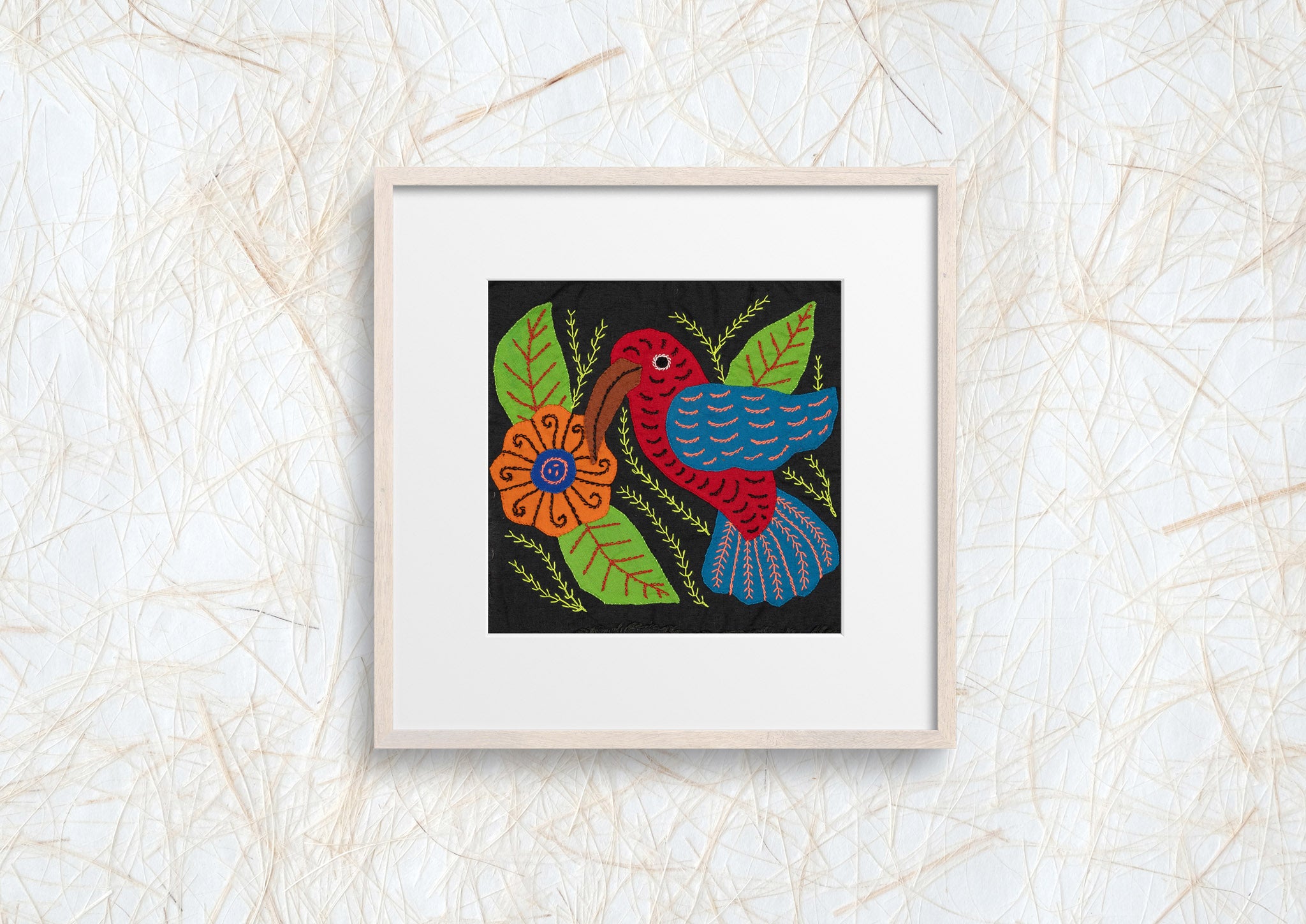 Red And Blue Hummingbird Molita