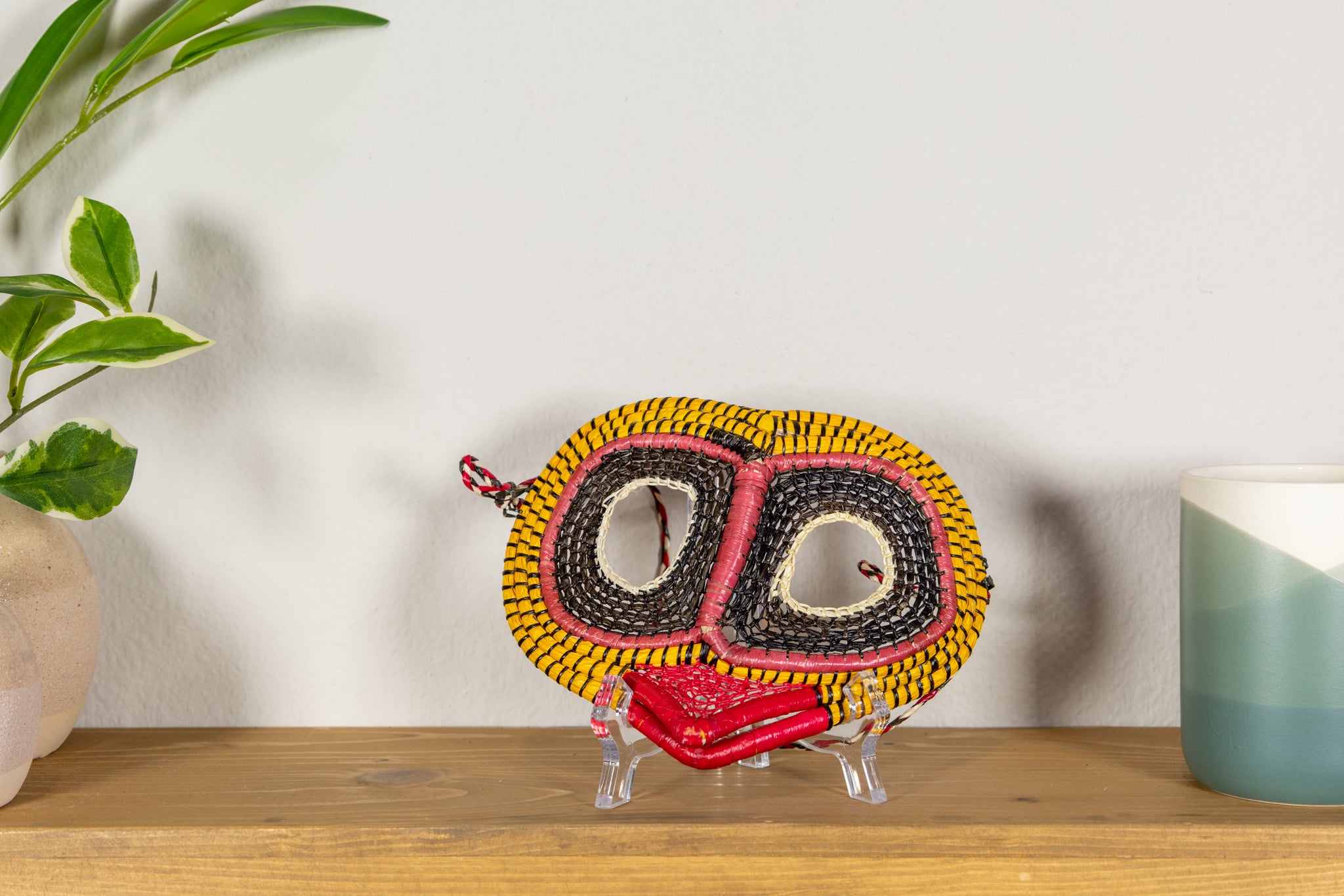 Moroccan Red Owl Mask