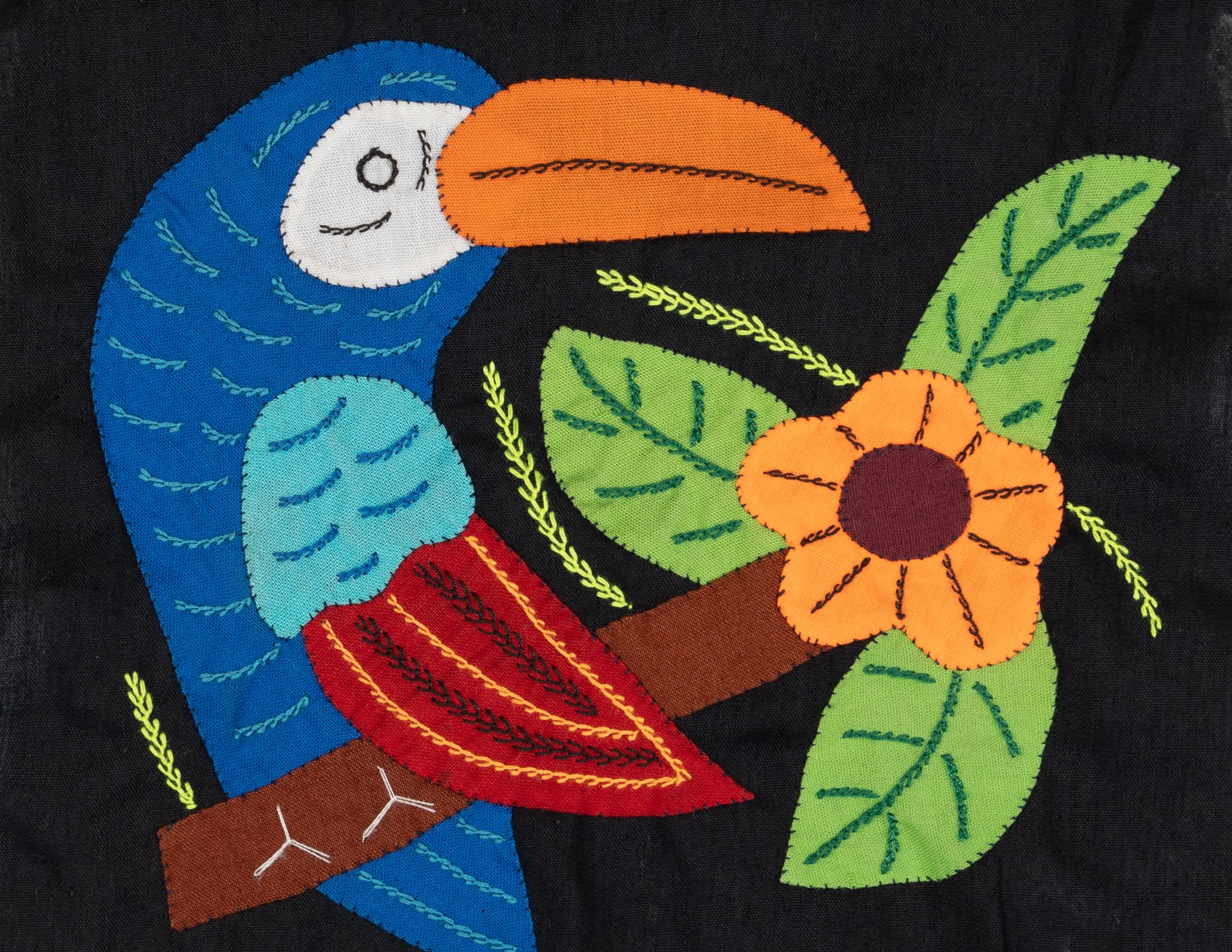 Blue Toucan Parrot Molita