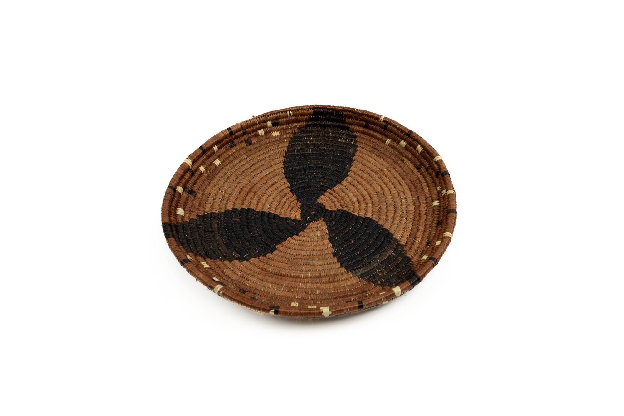 Vintage Handmade Woven Bowl Fair Trade