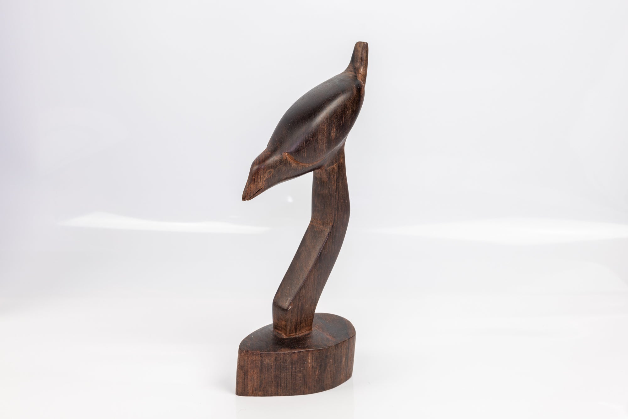 Vintage Seedeater Bird Wood Carving