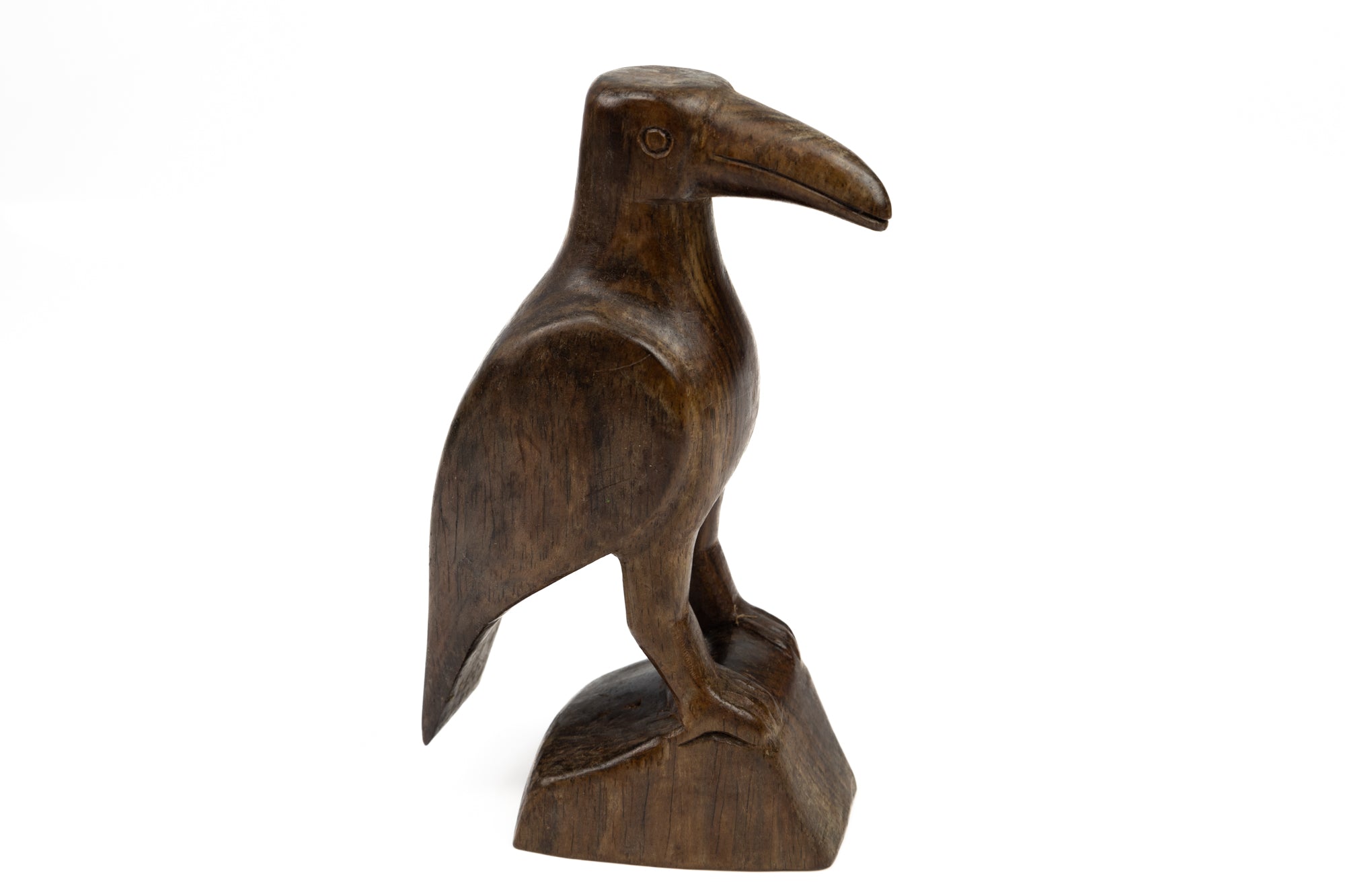 Toucan Figurine, Wood Carving