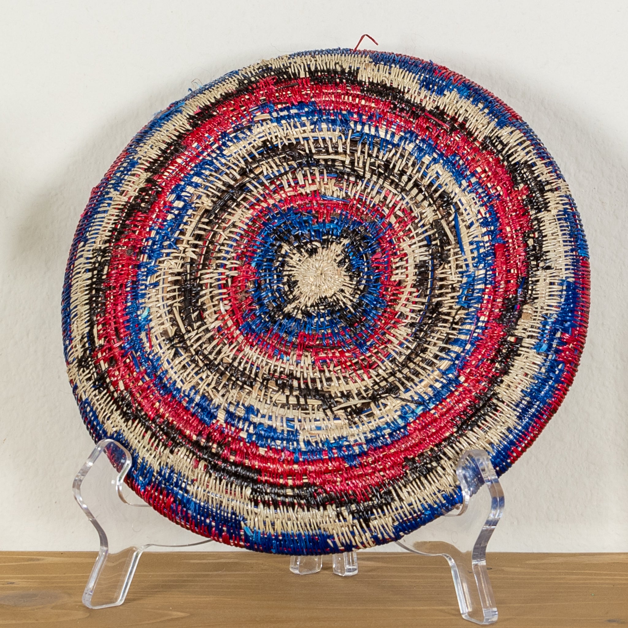 Galaxy Red White And Blue Patriotic Basket Plate