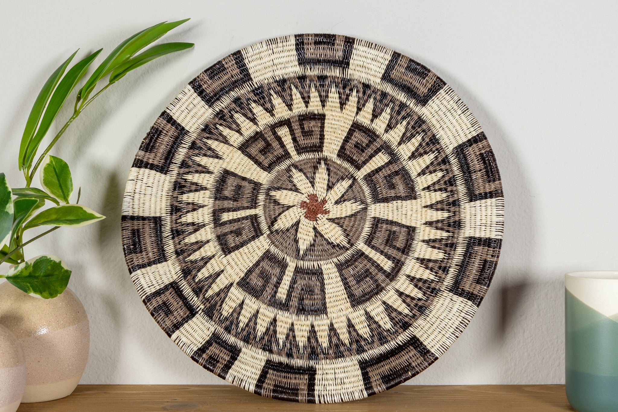 Aztec Mayan Basket Plate