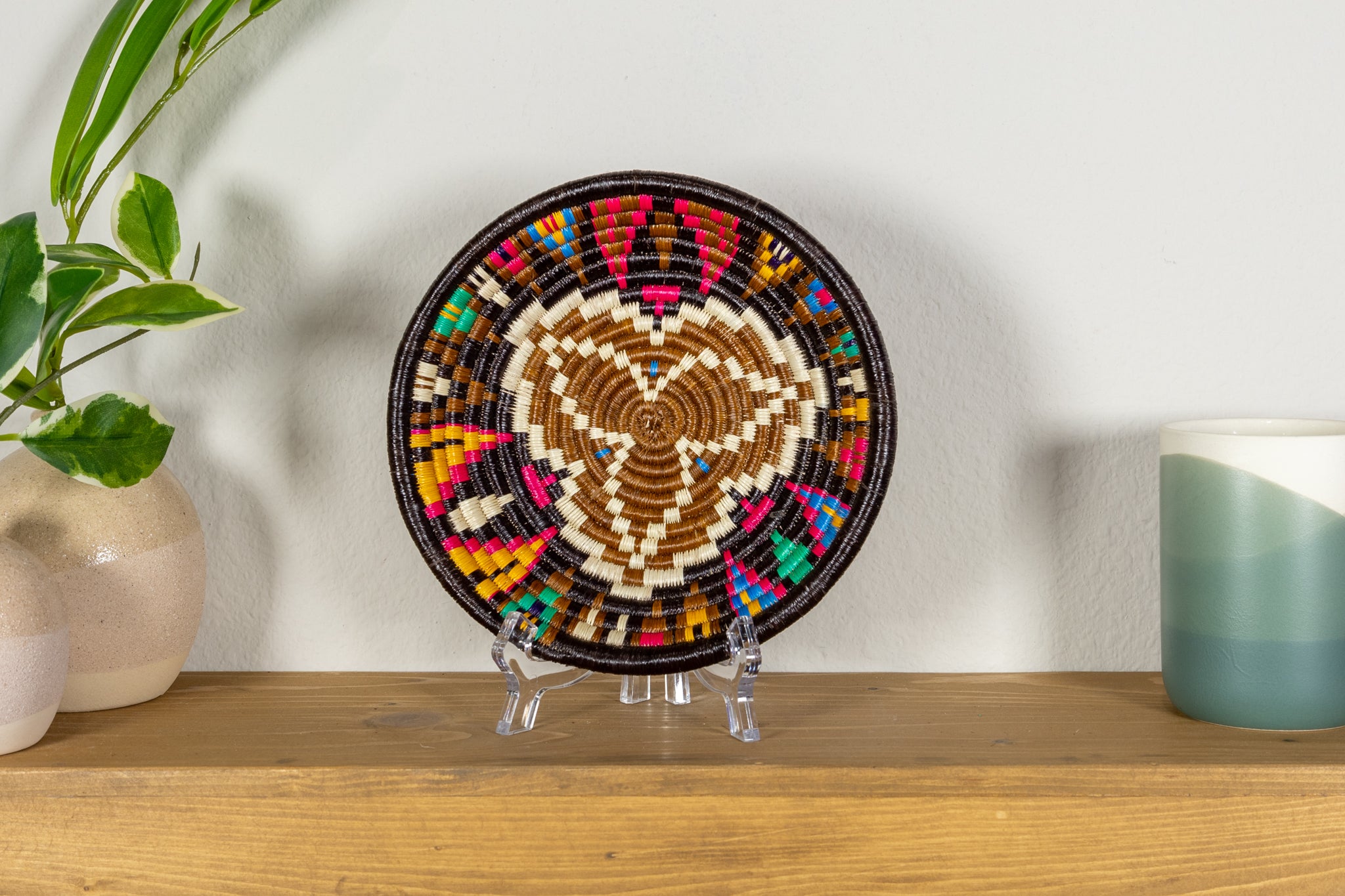 Kaleidoscope of Color Small Basket Plate