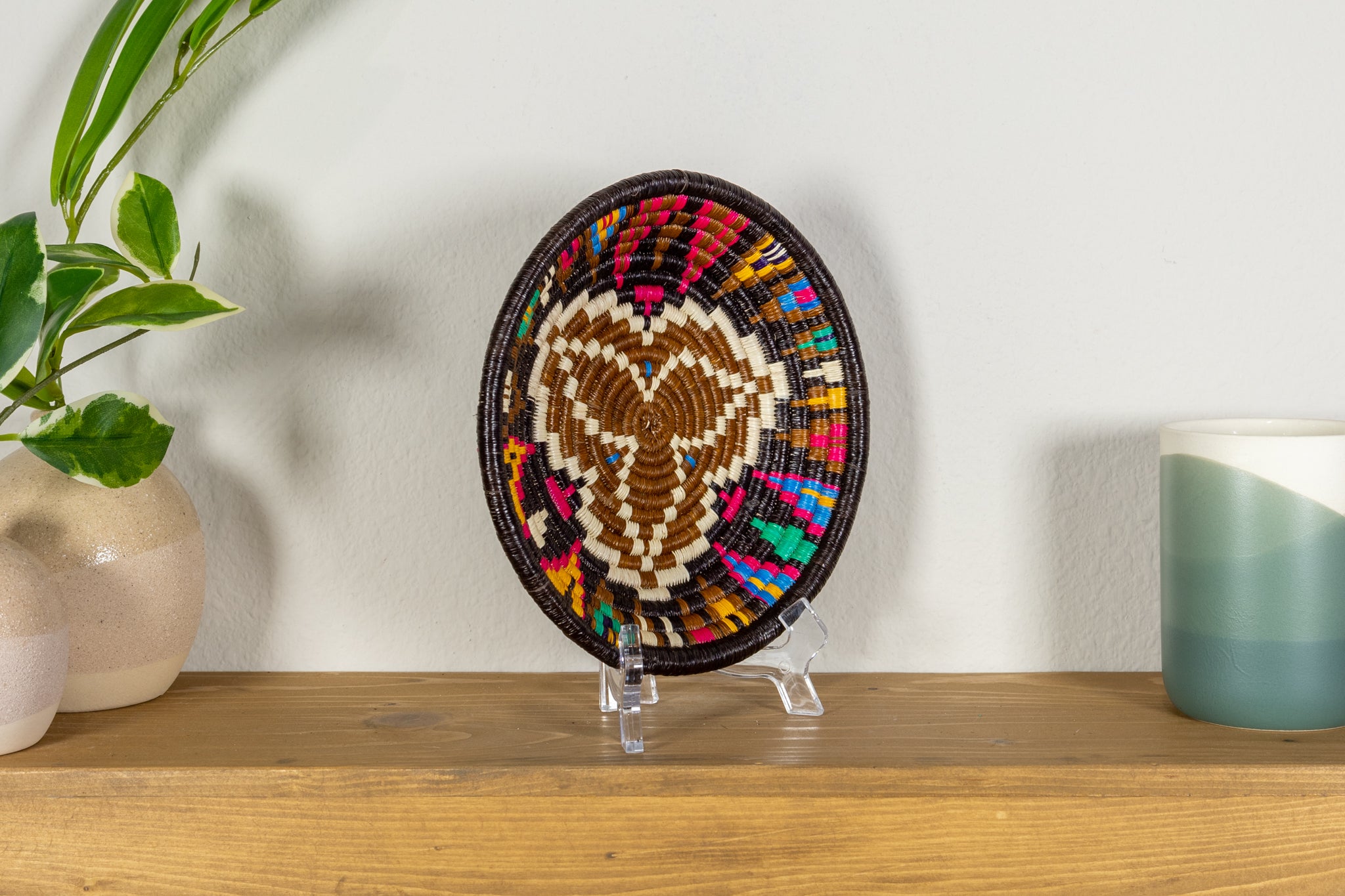 Kaleidoscope of Color Small Basket Plate