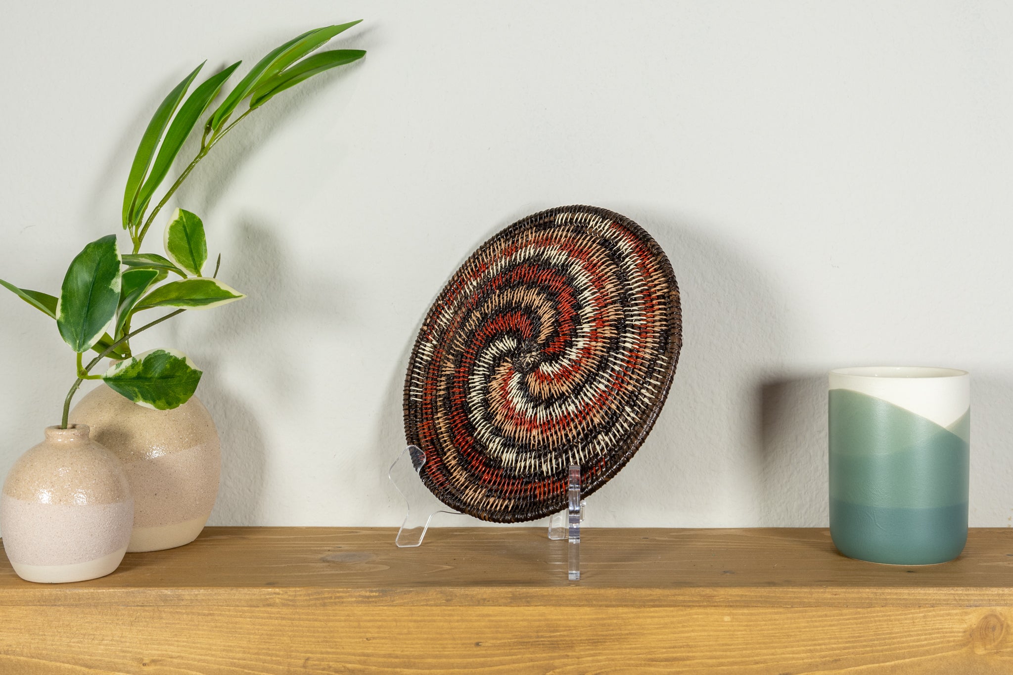 Cosmic Spinning Spiral Small Basket Plate