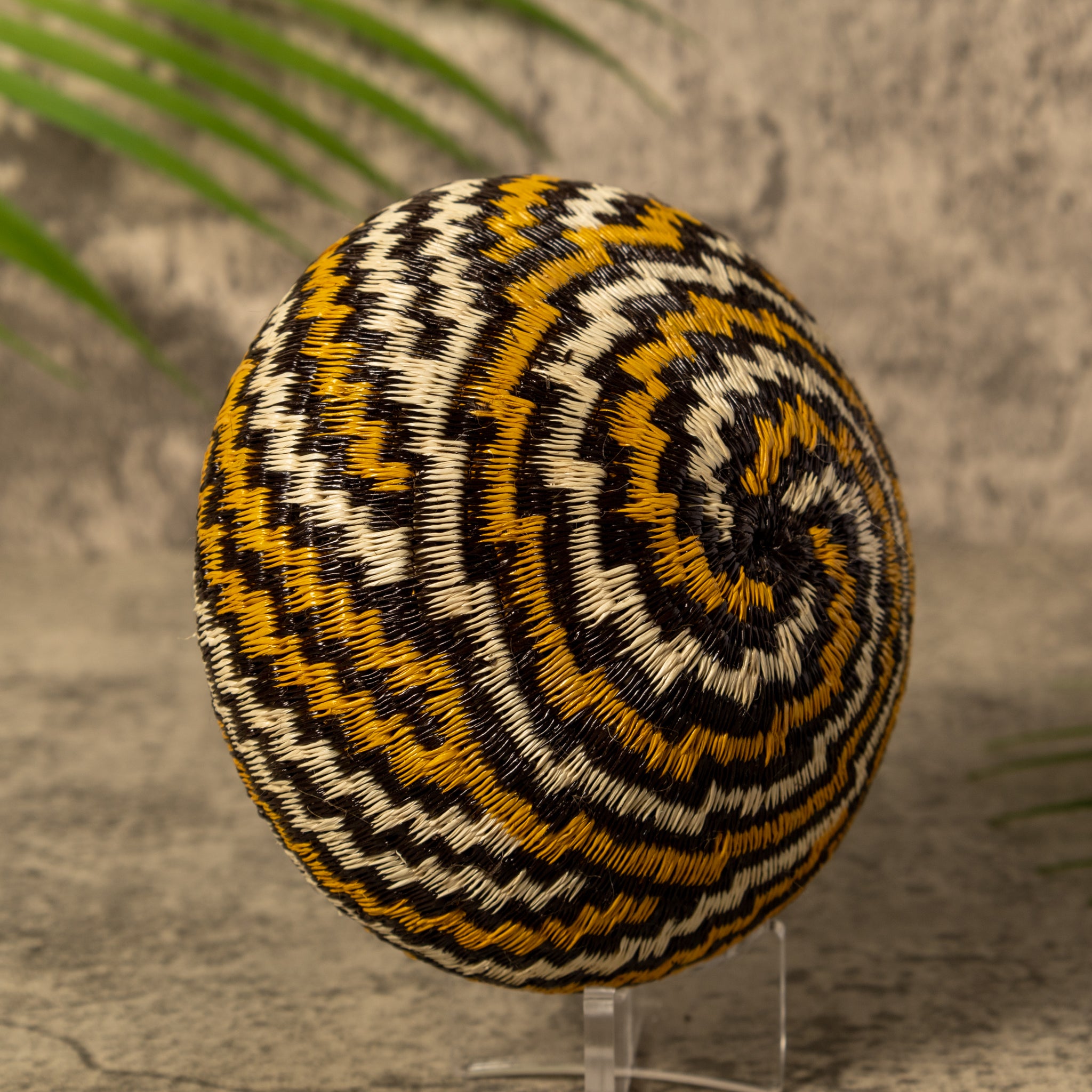 Gold Jungle Jewel Swirl Rainforest Basket