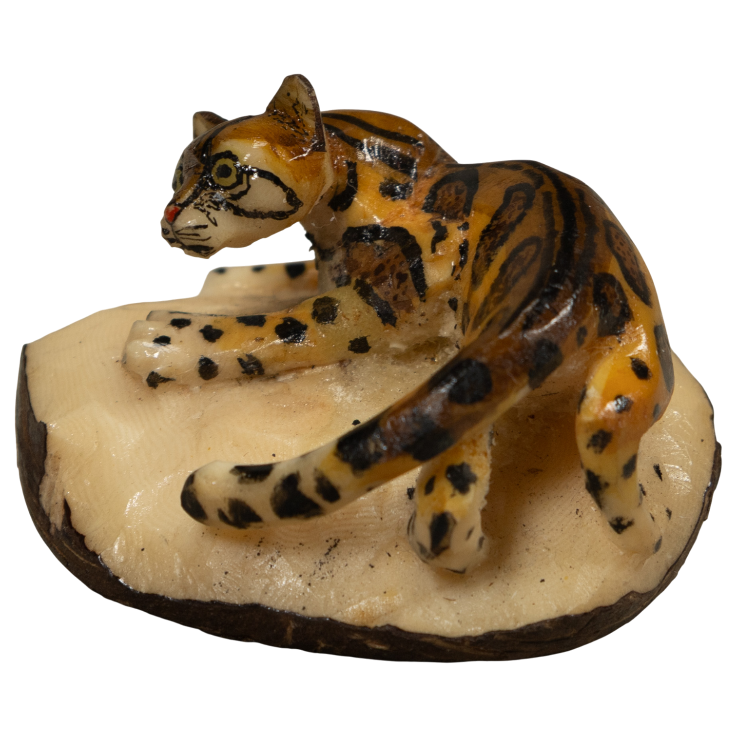 Jungle Cats Tagua Carvings