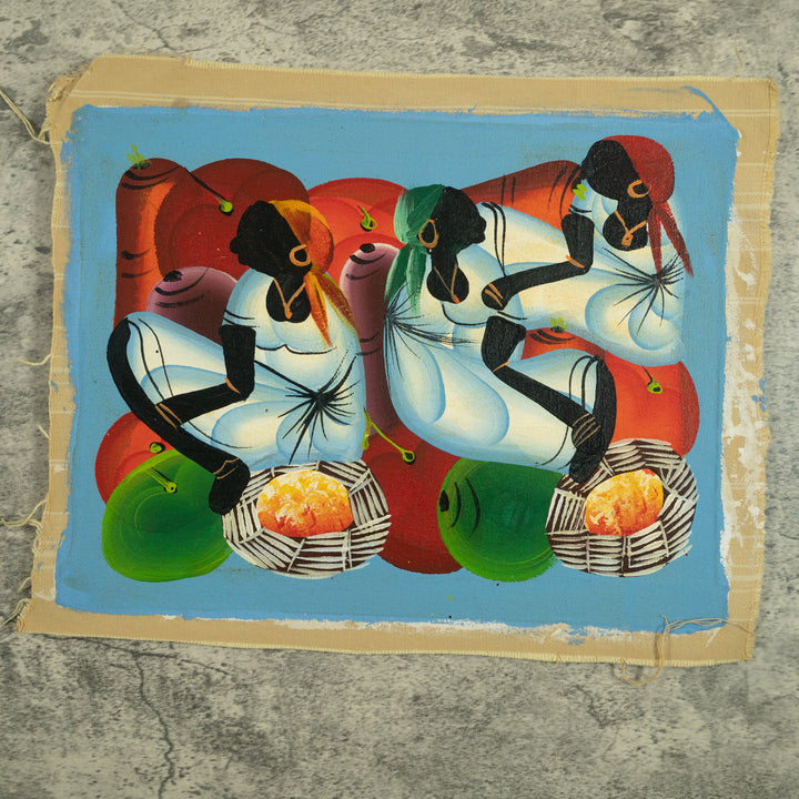 Haitian Painting Harvest Dance