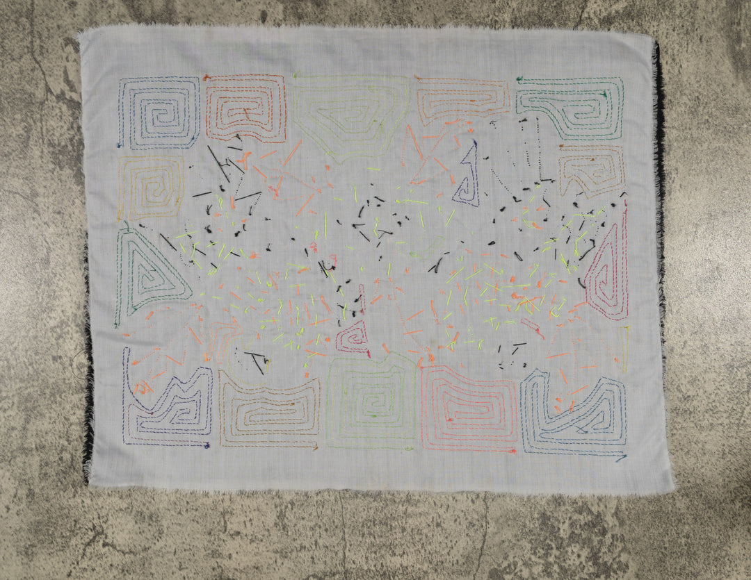 Fantasy Orange And Blue Two Parrot Bird Mola