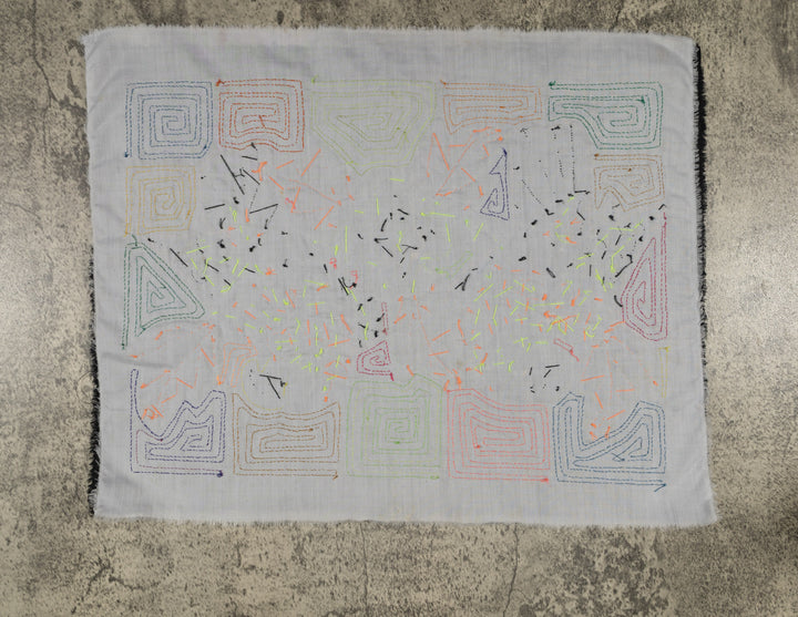 Fantasy Orange And Blue Two Parrot Bird Mola