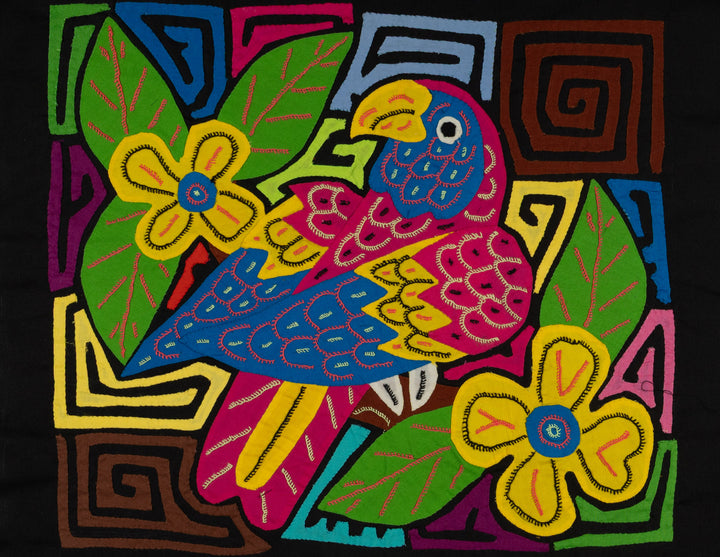 Fantasy Blue Yellow And Red Parrot Bird Mola
