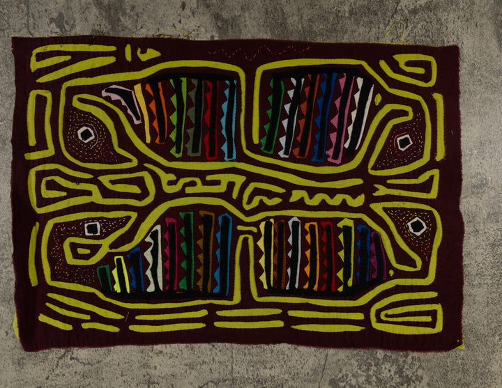 Maroon And Chartruce Weird Bird Mola