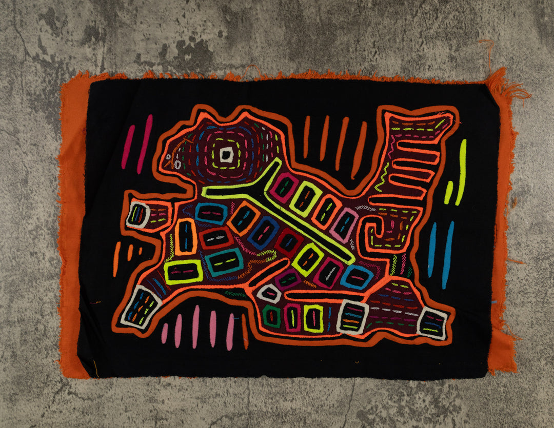 Neon Orange Psychedelic Puppy Dog Mola