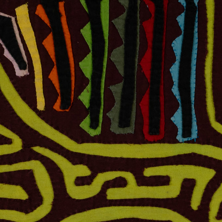 Maroon And Chartruce Weird Bird Mola