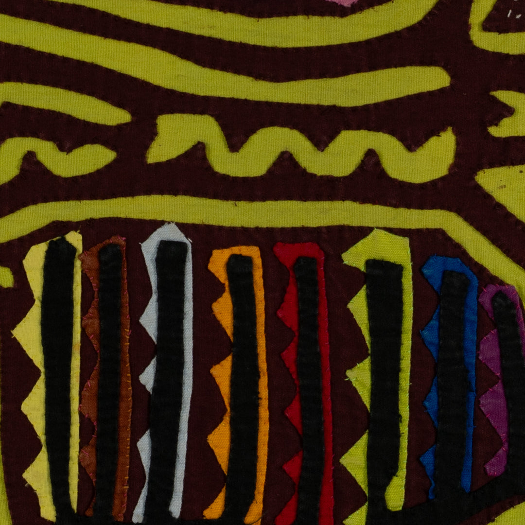 Maroon And Chartruce Weird Bird Mola