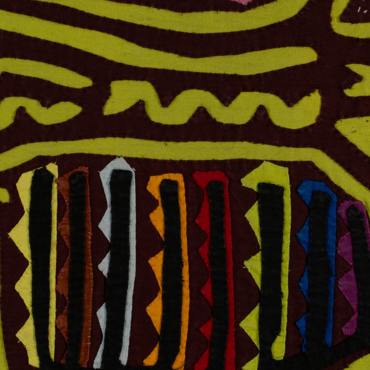 Maroon And Chartruce Weird Bird Mola