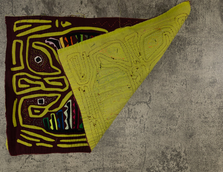 Maroon And Chartruce Weird Bird Mola