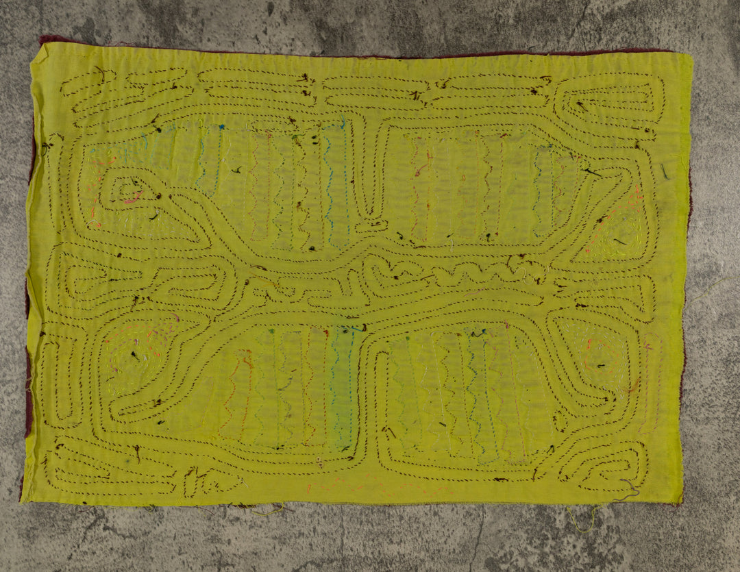 Maroon And Chartruce Weird Bird Mola