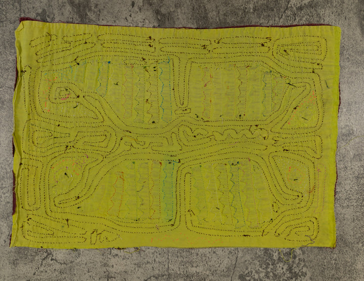 Maroon And Chartruce Weird Bird Mola