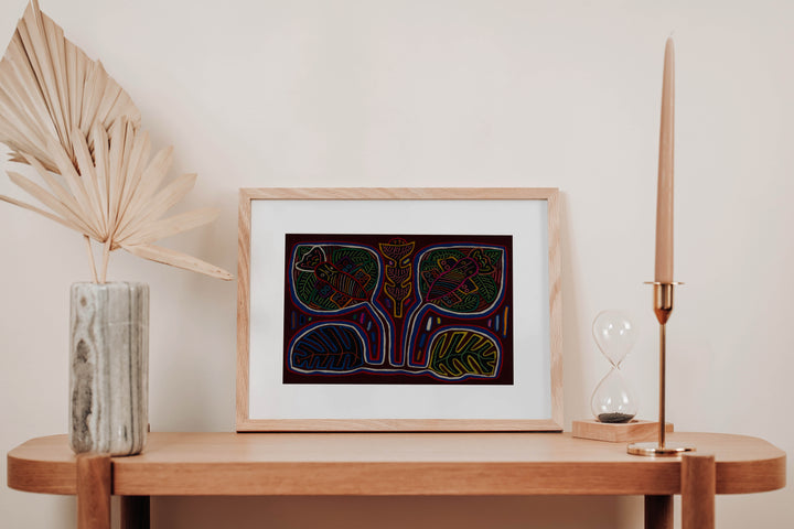 Burgundy White And Blue Bumblebee Mola