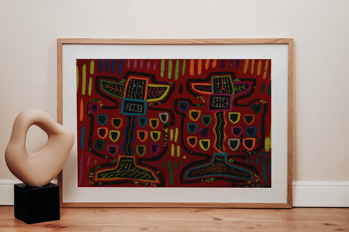 Vintage Weird Totem Pole Mola