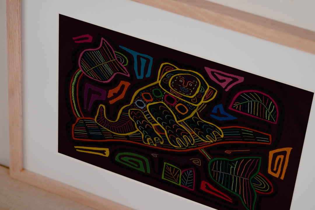 Burgundy And Pink Monkey Ape Of The Jungle Mola