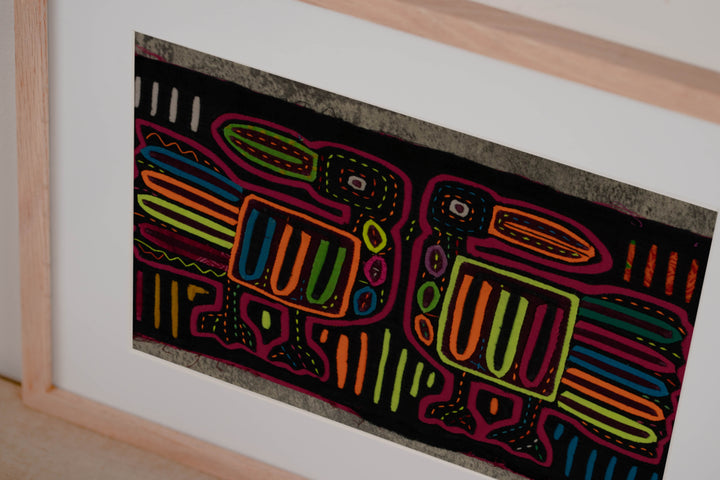 Rainbow Colors Toucan Bird Mola