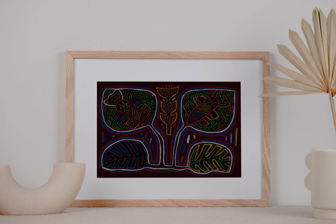 Burgundy White And Blue Bumblebee Mola