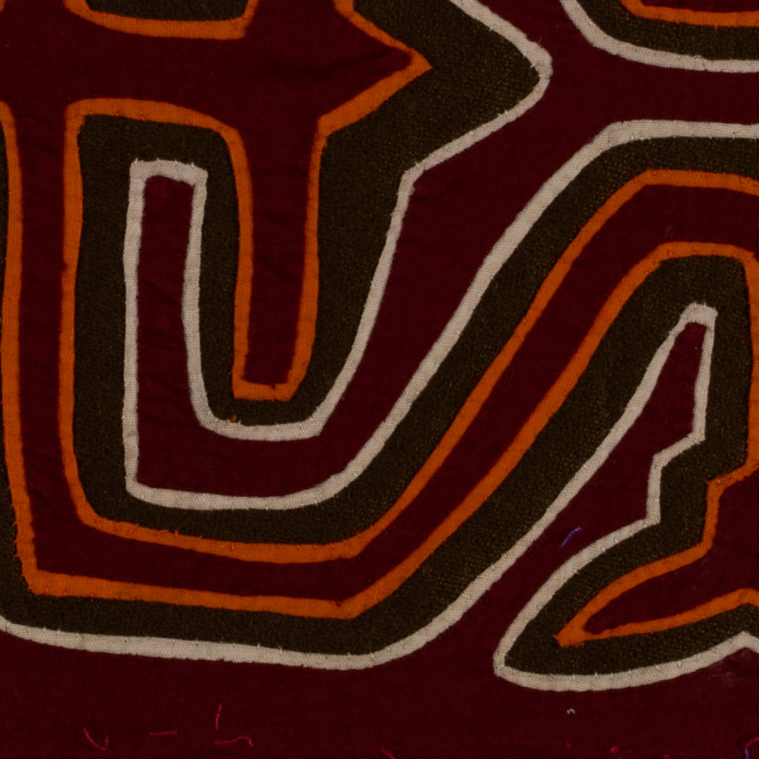 Maroon Classic Design Mola