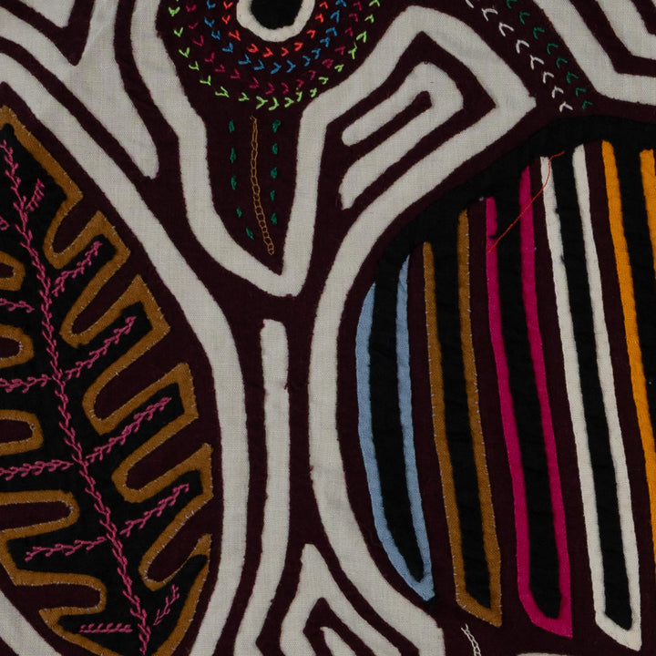 Burgundy And White Rainforest Bird Mola