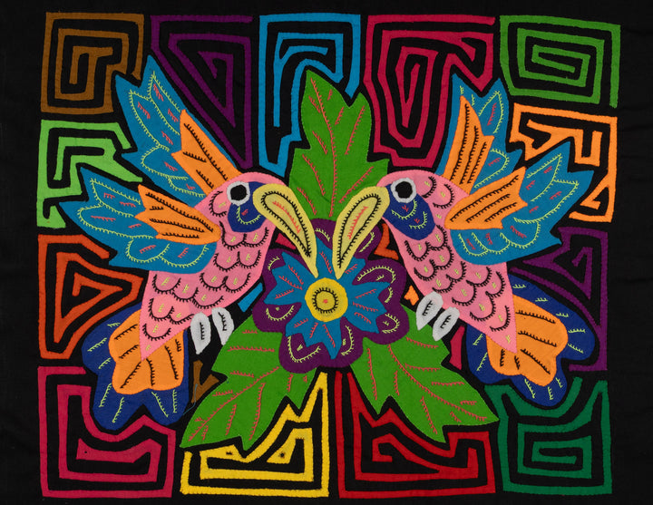 Fantasy Pink And Blue Two Hummingbird Mola