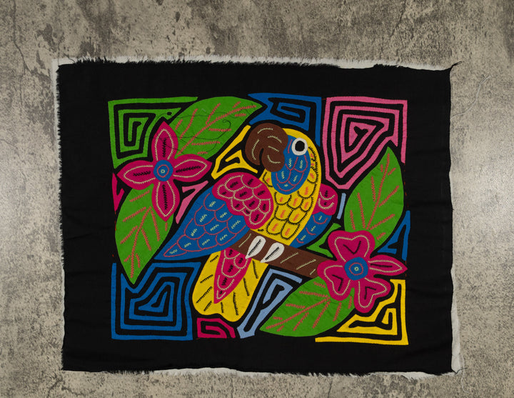 Fantasy Yellow And Blue Parrot Bird Mola