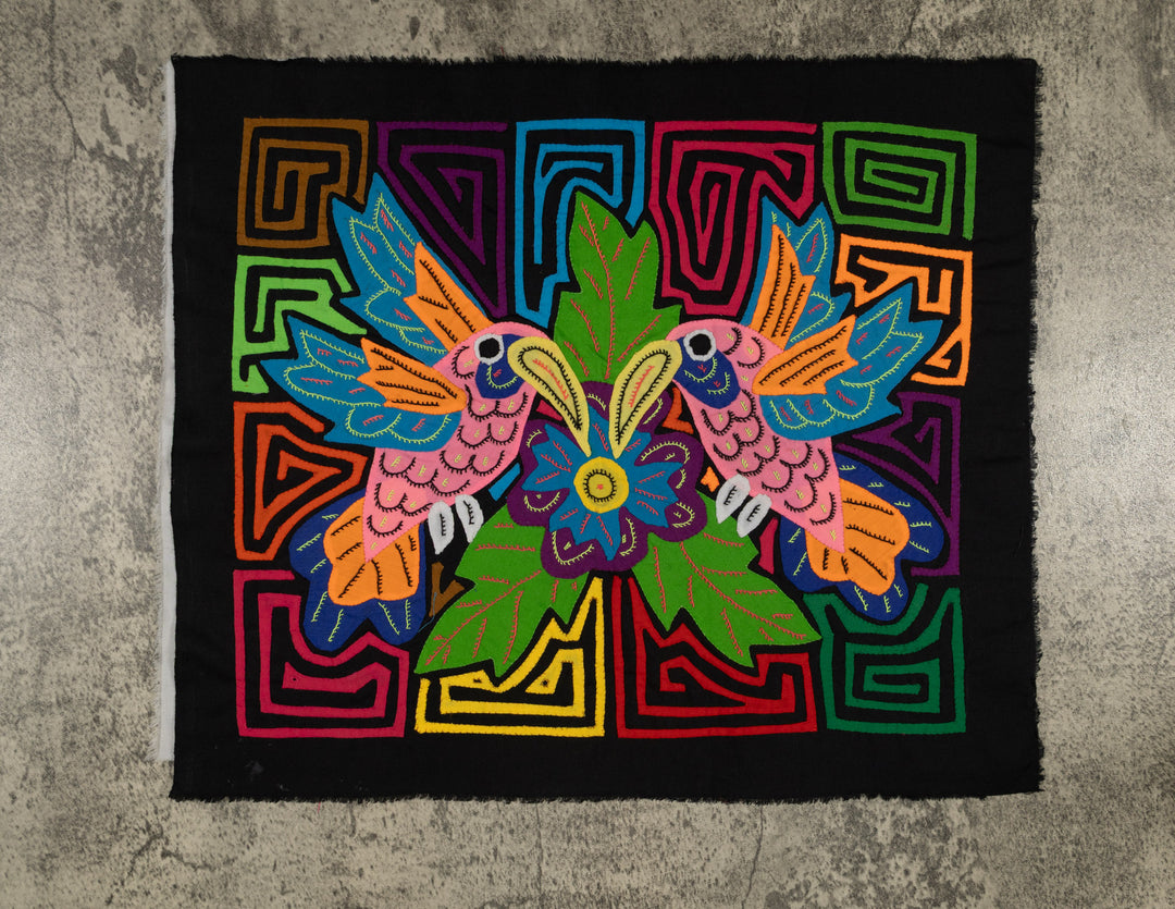 Fantasy Pink And Blue Two Hummingbird Mola