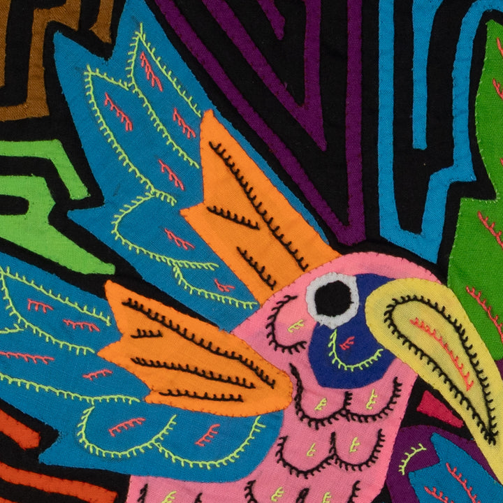 Fantasy Pink And Blue Two Hummingbird Mola