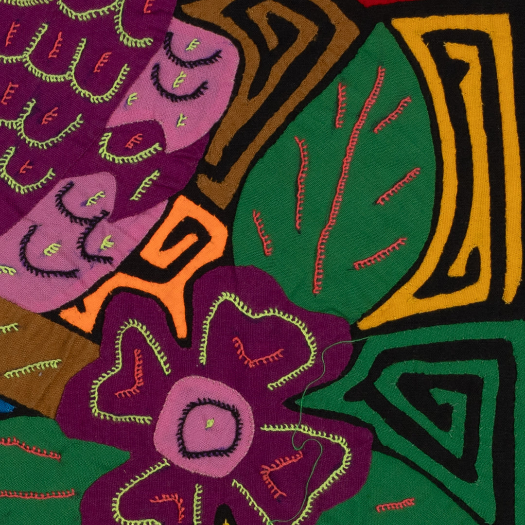 Fantasy Pink And Purple Parrot Bird Mola