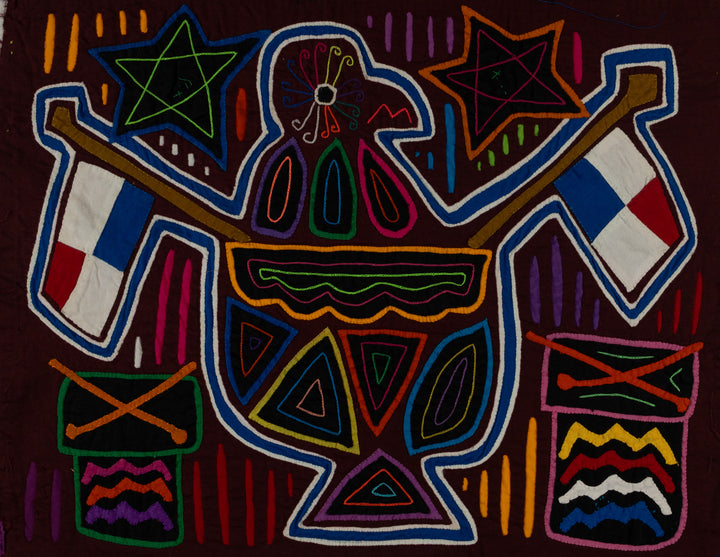 Multi-Color Patriotic Flag Mola