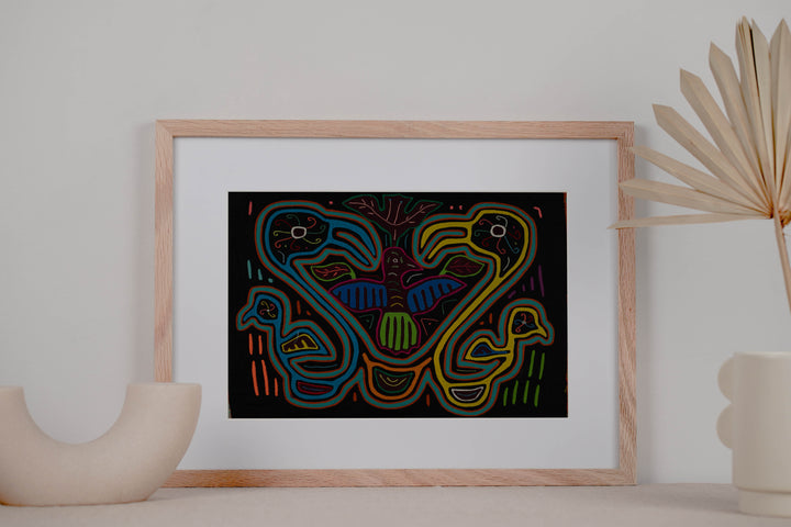 Blue And Yellow Gorgeous Bird Mola