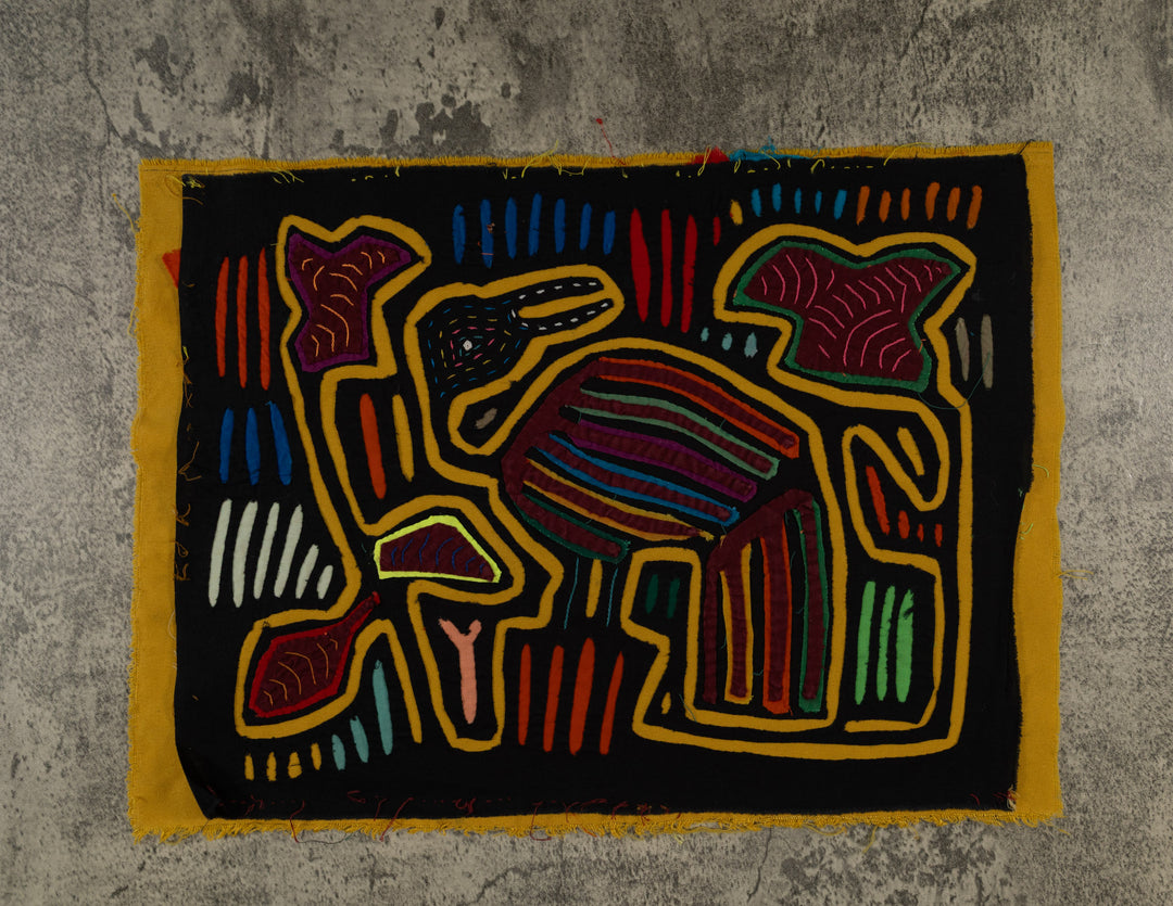 Black And Gold Rainforest Bird Mola