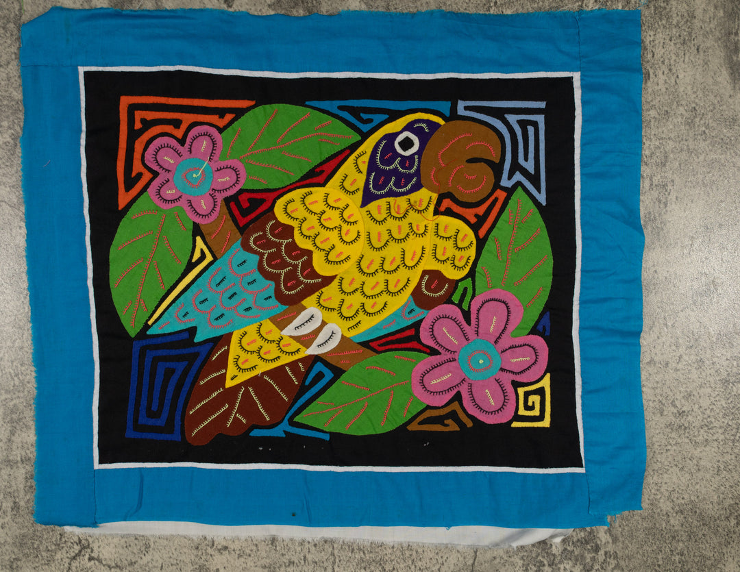 Fantasy Yellow And Green Parrot Bird Mola