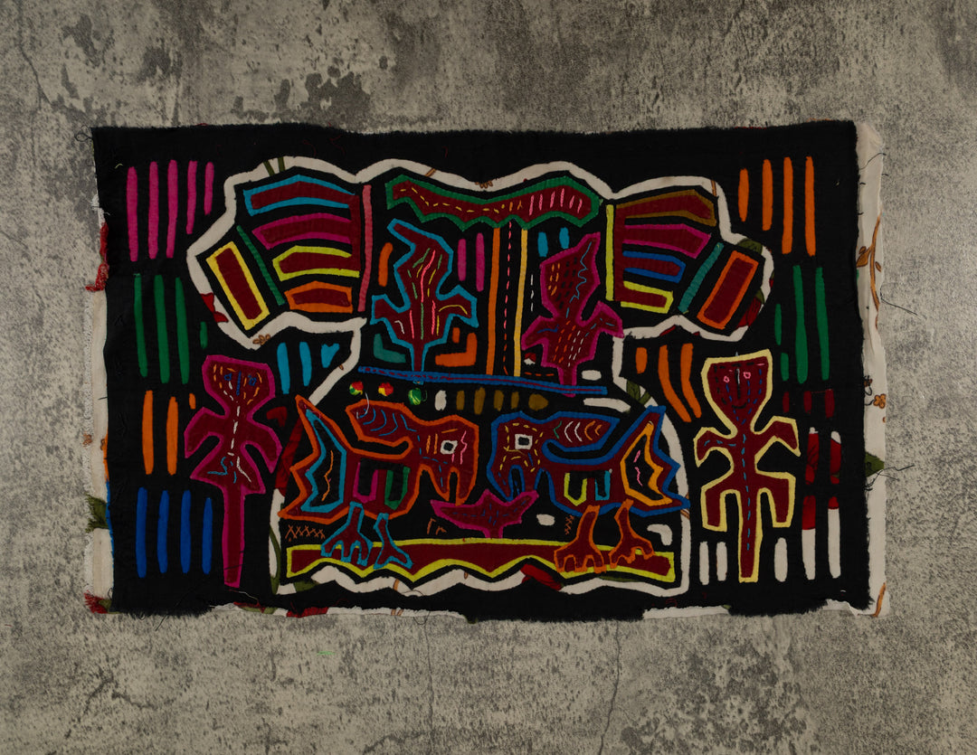 Multi-Color Little Girl Dress Mola (Copy)