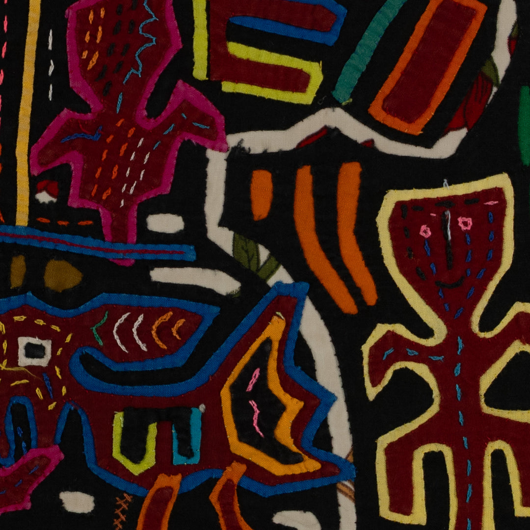 Multi-Color Little Girl Dress Mola (Copy)