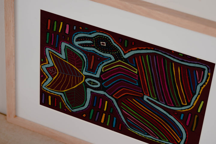 Traditional Magnificent Multi-Color Bird Mola