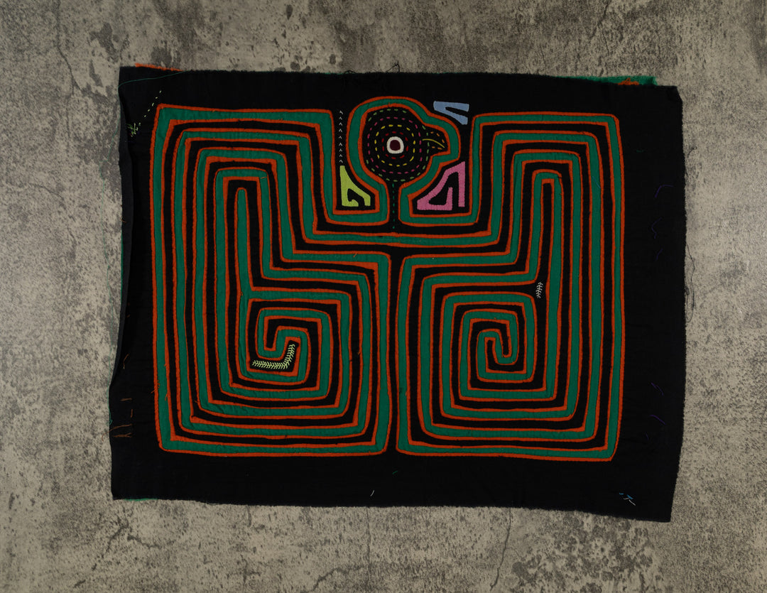 Black Green And Orange Long Arm Dude Mola